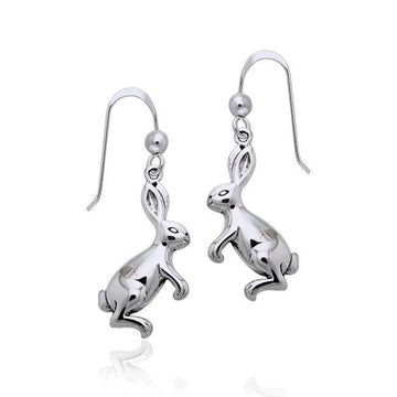 Hare Sterling Silver Earrings TER956 - Jewelry